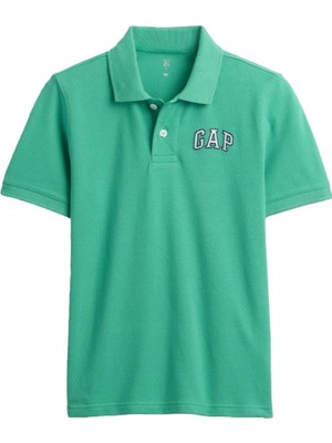Gap V-Frch Ss Logo Polo Çocuk T-Shirt 884299002