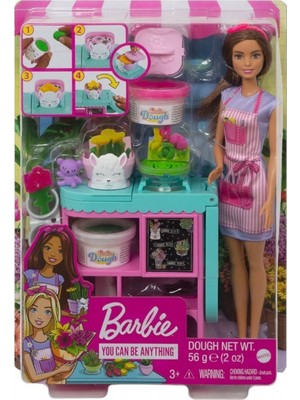 Barbie Çiçekçi Bebek ve Oyun Seti