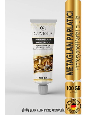 Cuvesta Metaglan Parlatıcı Bakır/Pirinç/Nikel/Hafif Metaller/Altın/Gümüş/Krom Parlatma Cilası