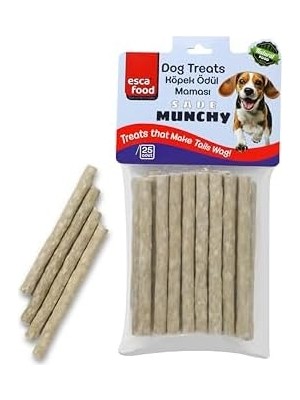 Esca Munchy Çubuk 12 Santimetre 8 Gram 25'li Köpek Ödül Maması