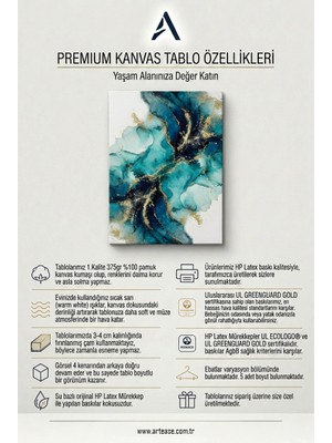 Artease 2'li Soylu At ve Çiçekli Örtüsü Tablo Seti