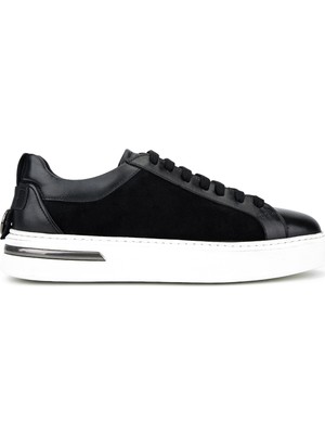 Tamer Tanca Erkek Hakiki Deri Siyah Süet Sneakers & Spor Ayakkabı 1171 25-617 Erk Ayk Y26 Syh Np/syh Suet