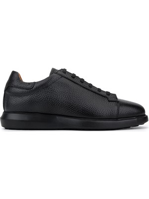 Tamer Tanca Erkek Hakiki Deri Siyah Sneakers & Spor Ayakkabı 1170 Çst-1 Erk Ayk Y26 Sıyah