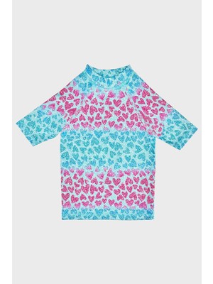 Slipstop Elenor Uv Korumalı Kısa Kollu Mayo T Shirt Kız Çocuk T Shirt ST2614000001