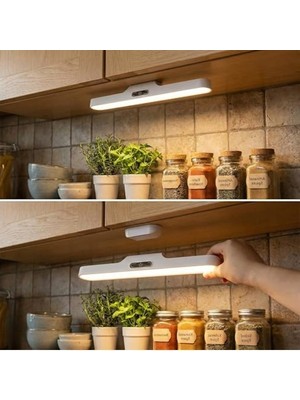 Die Grup Amber LED 5 Watt Şarjlı Mıknatıslı Dokunmatik Aplik (Beyaz, 2 Adet)          [enerji Sınıfı A]