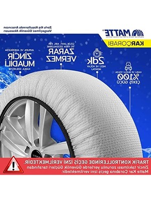 Die Grup Lastik Kar Çorabı Kar Zinciri Muadili Yüksek Kalite Tekstil Kar Zinciri Superx Series (Medium)
