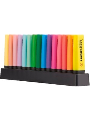 Die Grup Stabılo Boss Orıgınal - Fosforlu Kalem - 15'li Masa Seti - 9 Parlak Renk - 6 Pastel Renk