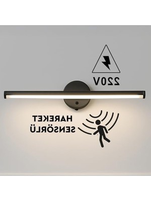 Die Grup Sök-Tak Beyaz Yapışkanlı Sensörlü Elektrikli LED Aplik 38CM - 220V          [enerji Sınıfı A]