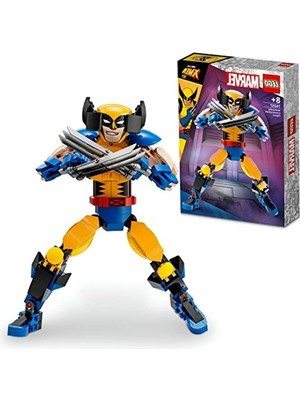 Die Grup LEGO Marvel Wolverine Yapım Figürü 76257 – 8 Yaş ve Üzeri Kız ve Erkek Çocuklar Için Süper Kahraman Hediyesi Fikri, 3 Uzayan Pençe Gibi Orijinal Detaylar Içeren Yaratıcı Oyuncak Yapım Seti (327 Parça)