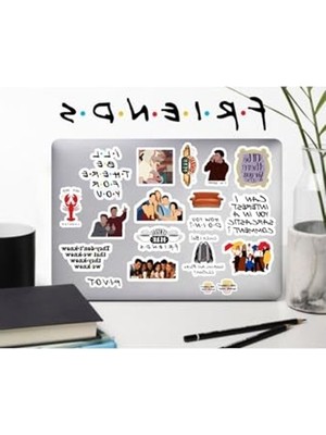 Die Grup Friends Seri 2 Sticker Seti, Çıkartma, Ajanda Bujo Scrapbook Kolaj Etiket Bullet Journal