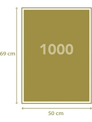 Vuralsin38 - 1000 Parça La De Papel Yetişkin Puzzle - 1