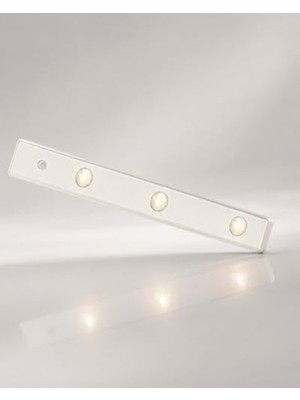 Die Grup Hareket Sensörlü Slim LED Kabin Armatürü Dekoratif Dim Edilebilir USB Şarjlı Aydınlatma (Beyaz, 40 Cm)          [enerji Sınıfı A]