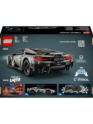 Lamborghini Revuelto Spor Araba 42214 – 10 Yaş ve Üzeri Çocuklar Için Stem Destekli Oyuncak Yapım Seti, Süper Spor Araba Tutkunlarına Yaratıcı Hediye Fikri ve Eğitici Oyun (1135 Parça)