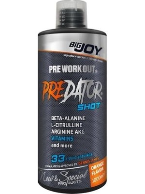 Sports Predator Shot, Portakal, 1000ML