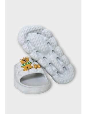 Liger Rahat Taban Comfort Kadın Terlik Gri