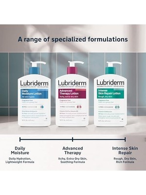 Vuralsin38 Lubriderm Kokusuz Günlük Nemlendirici El ve Vücut Losyonu 709ML U-159