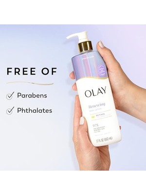 Vuralsin38 Olay Retinollü Kadınlar Için Vücut Losyonu Pürüzsüzleştirici, 24 Saat Nemlendirici, E Vitamini ve B3 Vitamini Kompleksi, Hızlı Emici Formül, 18 Oz Oz
