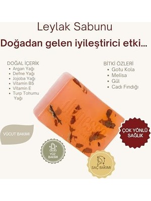 Vuralsin38 100% Organik Leylak Sabunu 120 gr | Saç Dökülmesine Karşı, Saç Uzamasını Destekleyen 100% Doğal Katı Şampuan