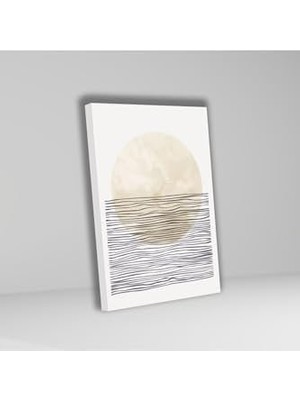 Vuralsin38 3'lü Kanvas Duvar Tablosu Seti Soft Soyut Çizgisel Tablo Seti 70 x 100 GARTNM1803