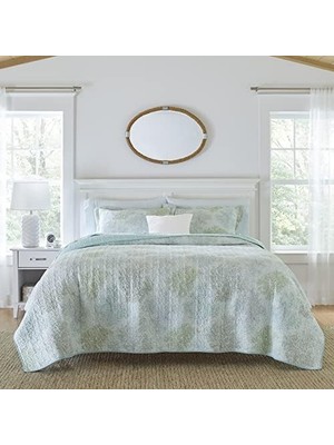Vuralsin38 Ashley Reversible Quilt Set,, Saltwater Blue