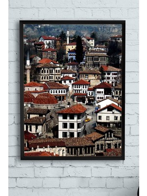 Vuralsin38 (PSTER13150) Safranbolu Manzara Çerçeveli Tablo (50X70CM)