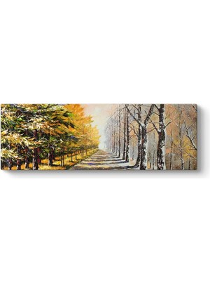 Vuralsin38 Kış ve Sonbahar Tablosu 120 x 40