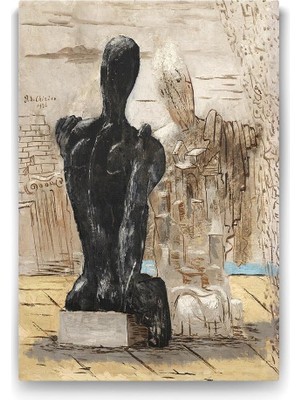 Vuralsin38 Giorgio De Chirico - The Mysterious Tablosu - 40X60CM
