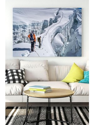 Vuralsin38 (PSTER15776) Karlı Dağ Manzara Kanvas Tablo 40 x 60
