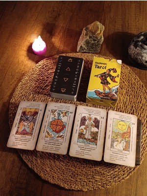 Paganca Başlangıç Tarot Destesi  - Arındırma Kesesi Hediyeli 78 Kart