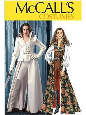 Mccall's Patterns M6819 Kadın Bayramı ve Cosplay Kostüm Dikiş Deseni, Bedenler 14-22