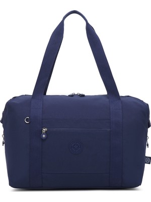 Smart Bags Orta Boy Su Geçirmez Extra Hafif Krınkıl Kumaş El Valizi ve Spor Çantası Lacivert
