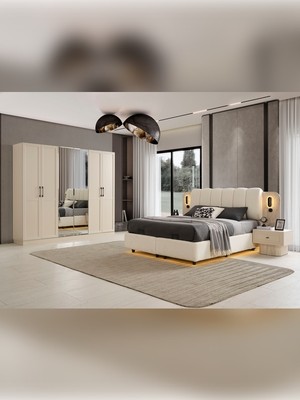 %100 Mdf Heybeli Yatak Odası Takımı
