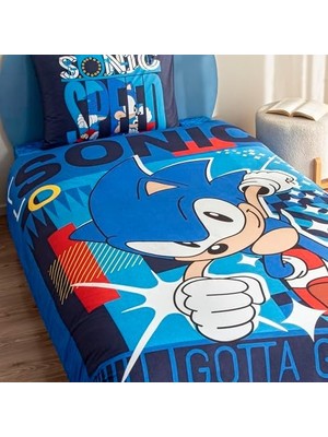Taç Lisanslı Sonic Pamuk Tek Kişilik Nevresim Takımı