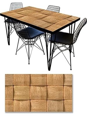 Masa Kaplama Folyosu Mobilya Masa Kaplama Folyoları 3D Ahşap Desen