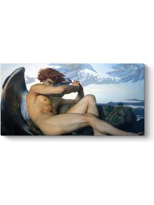 Alexandre Cabanel - Fallen Kanvas Tablo 100 x 50
