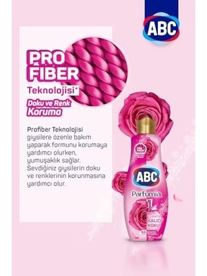 Mabelme Abc Deterjan Parfumia Konsantre Yumuşatıcı Romantik Gül (Pembe) 1440 ml