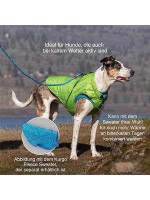Al-Kar Ticaret Kurgo Loft Köpek Ceketi - Ters Çevrilebilir Polar Kışlık Mont - Soğuk Hava Koruması - Koşum Takımı Veya Ek Katmanlarla Giyin - Yansıtıcı Vurgular, Tasma Erişimi, Suya Dayanıklı - Koyu Menekşe/kömür,