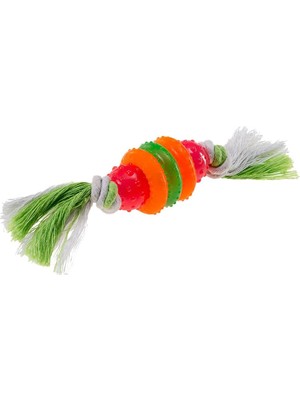 Al-Kar Ticaret Plastik Oyuncaklı Köpek Diş Ipi (19 Cm)