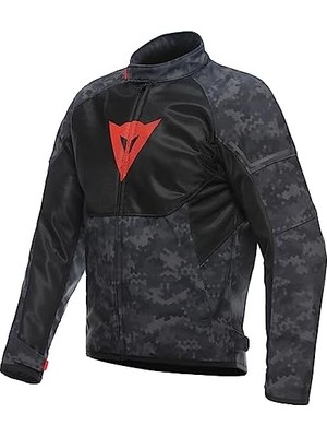 Al-Kar Ticaret Daınese Ignite Air Motosiklet Montu Tekstil Mont Camo Grey Fluo Red 48