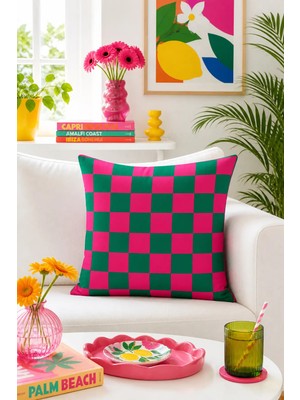 Bertille Home Pop Art Serisi Çift Tarafı Dijital Baskılı Kırlent Kılıfı