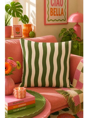 Bertille Home Pop Art Serisi Çift Tarafı Dijital Baskılı Kırlent Kılıfı
