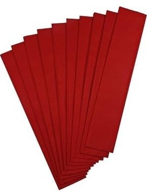 Mabelme - Kırmızı Krapon Kağıdı 50 cm x 200 cm