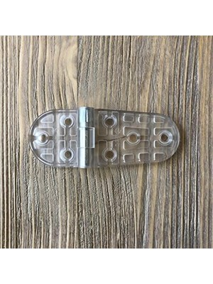 Al-Kar Ticaret Plastik Oval Menteşe 9cm (2 Adet) Şeffaf