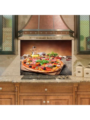 Al-Kar Ticaret Mutfak Duvar Tezgah Arası Ocak Arkası Kaplama Pizza