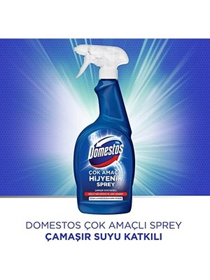 Al-Kar Ticaret Domestos Çok Amaçlı Hijyenik Çamaşır Suyu Katkılı Temizlik Spreyi 750 ml