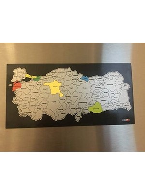 Mabelme Gez - Kazı Türkiye Haritası (Magnet, 20X10 Cm)