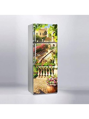 Mabelme Buzdolabı Kaplama Dolap Kaplama Etiketi 3D Bahçe Balkon