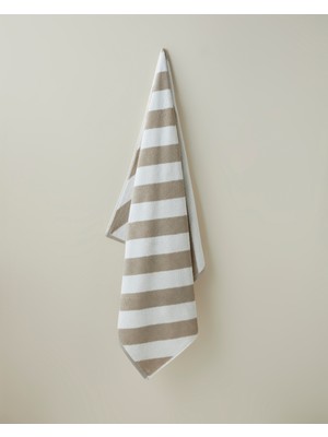 English Home Diagonal Pamuk Banyo Havlusu 90X150 cm Bej