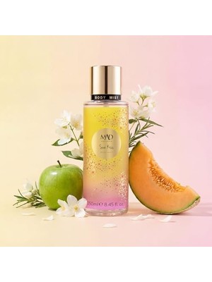Al-Kar Ticaret Mad Sun Kiss Body Mist 250 ml – Bergamot, Manolya ve Vanilya ile Çiçeksi, Ferah ve Canlandırıcı Kadın Vücut Spreyi