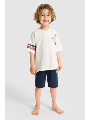 U.S. Polo Assn. Erkek Çocuk Beyaz Alt Üst Takım 50326824-VR013